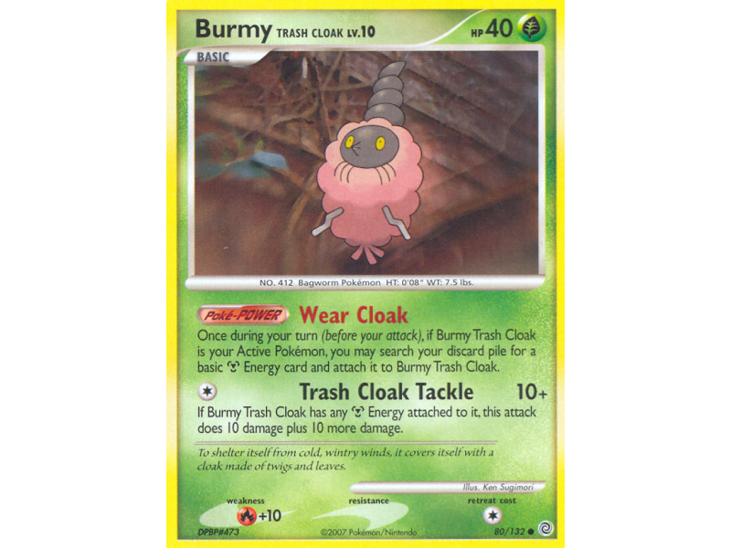 Burmy Trash Cloak (Reverse Holo)