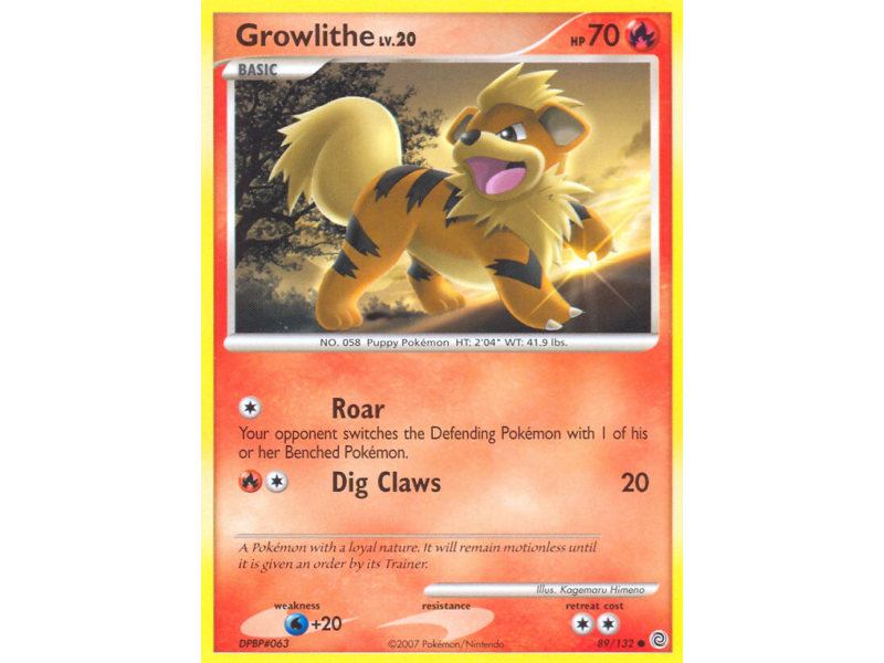 Growlithe (Reverse Holo)