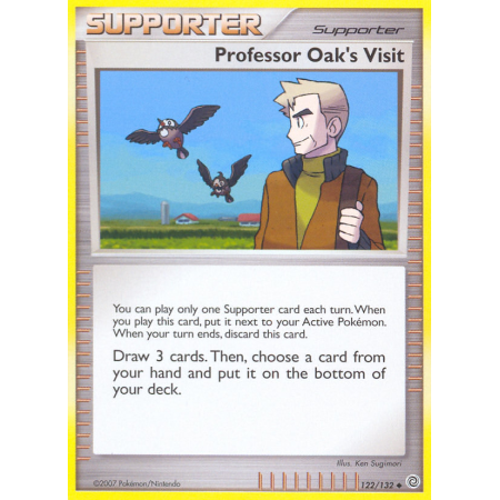 Professor Oak's Visit (Reverse Holo)