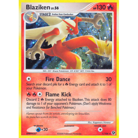 Blaziken (Reverse Holo)