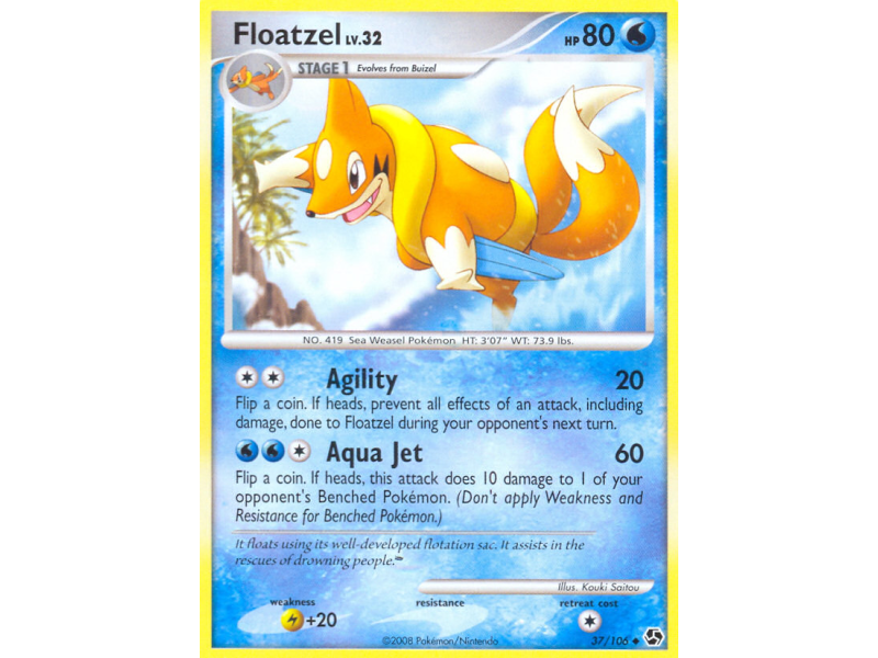 Floatzel (Reverse Holo)