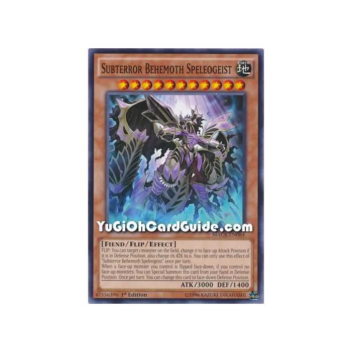 Subterror Behemoth Speleogeist (Common) – Maximum Crisis | Carta YUGIOH en México