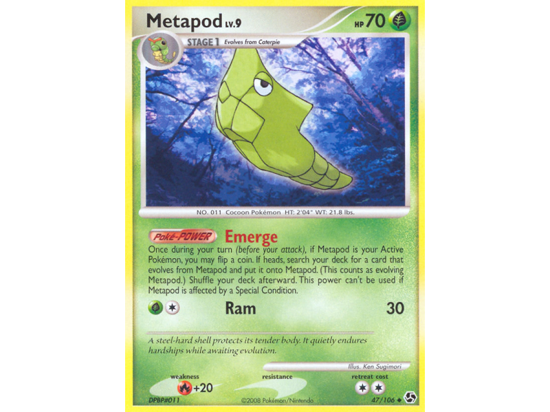 Metapod (Reverse Holo)