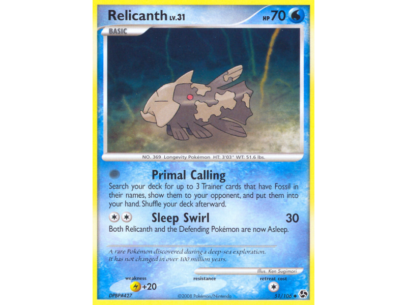 Relicanth (Reverse Holo)