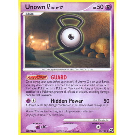 Unown [G] (Reverse Holo)