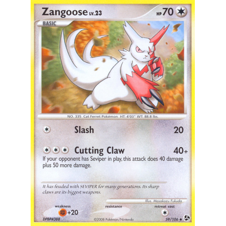 Zangoose (Reverse Holo)