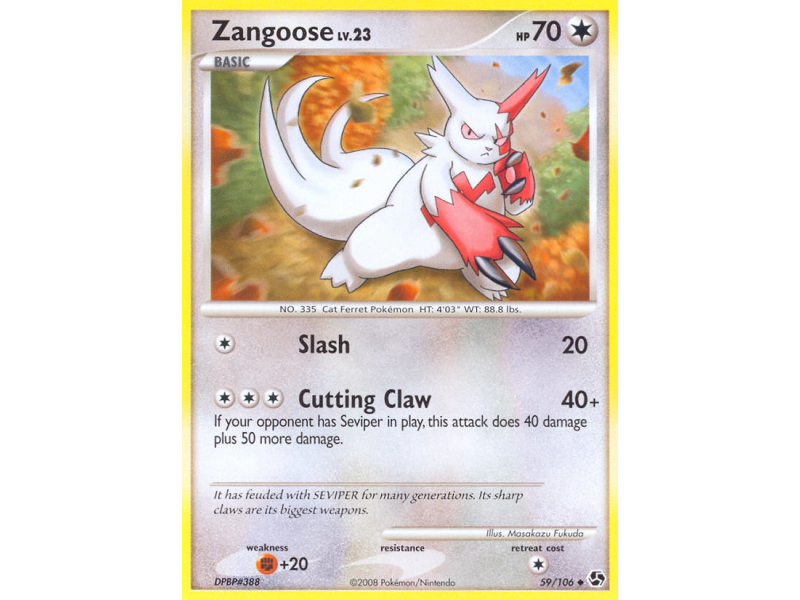 Zangoose (Reverse Holo)