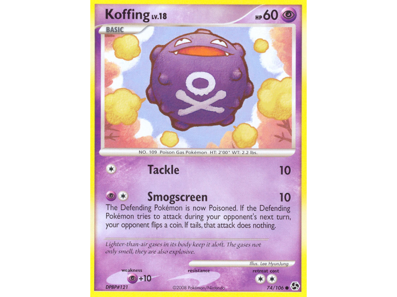 Koffing (Reverse Holo)