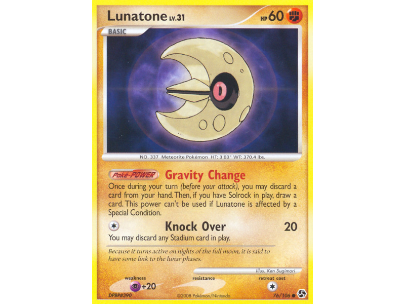 Lunatone (Reverse Holo)