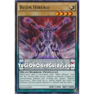 Bujin Hiruko (Rare) – Maximum Crisis | Carta YUGIOH en México