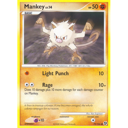 Mankey (Reverse Holo)