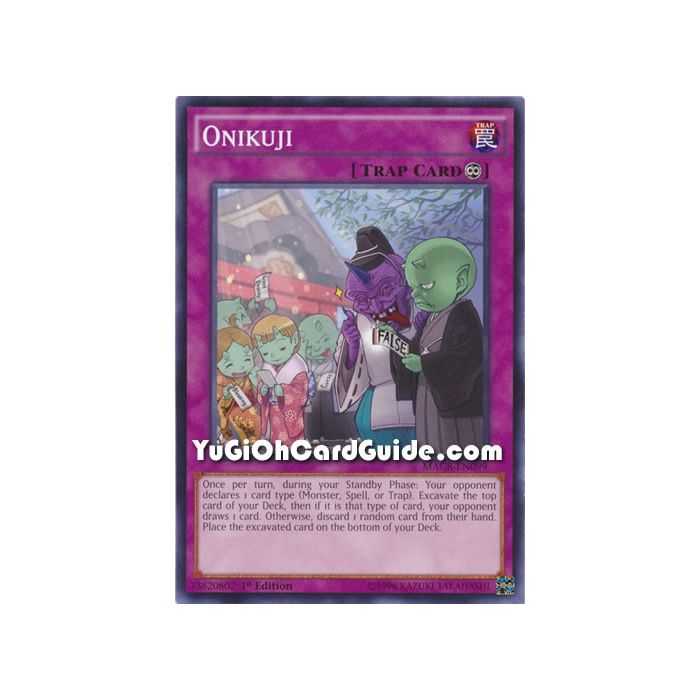 Onikuji (Common) – Maximum Crisis | Carta YUGIOH en México