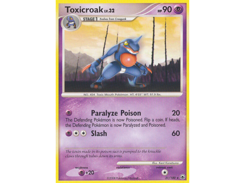Toxicroak (Reverse Holo)