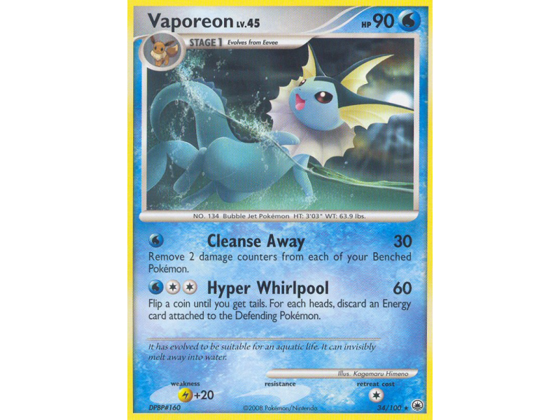 Vaporeon (Reverse Holo)