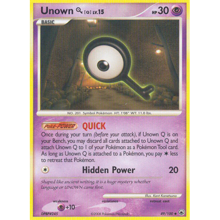 Unown [Q] (Reverse Holo)