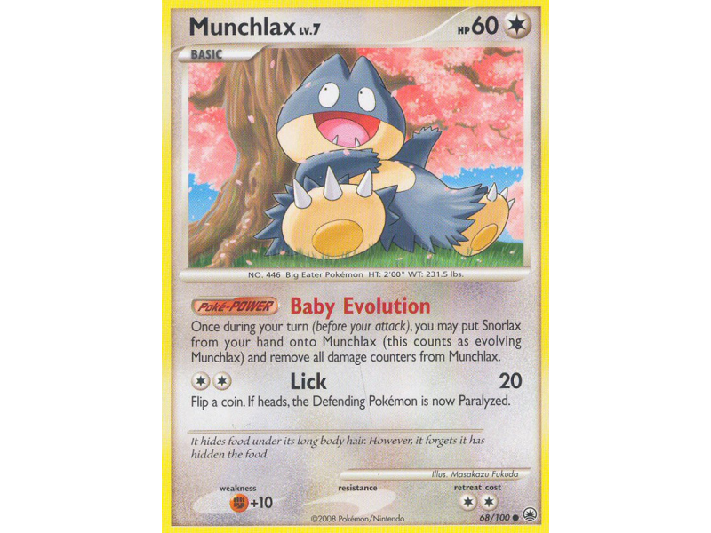 Munchlax (Reverse Holo)