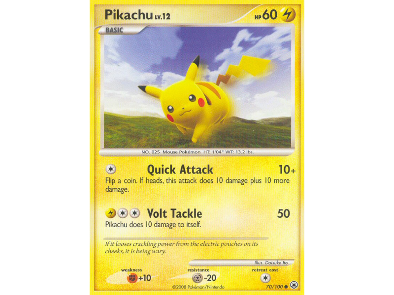 Pikachu (Reverse Holo)