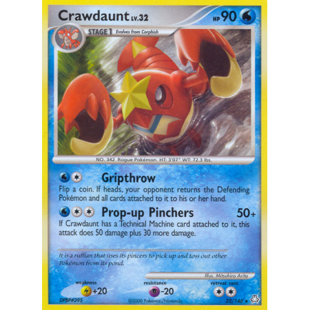 Crawdaunt (Reverse Holo)