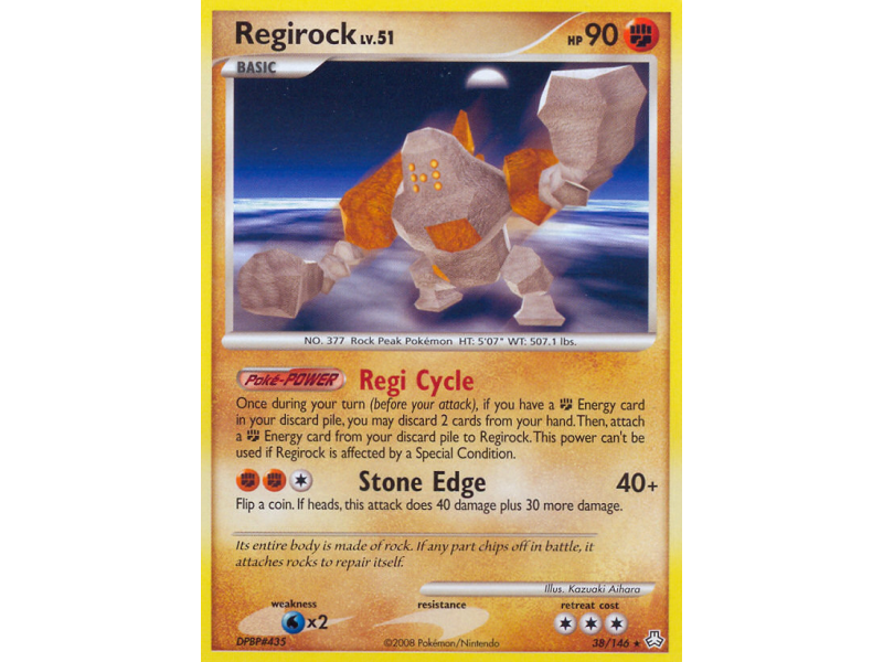Regirock (Reverse Holo)