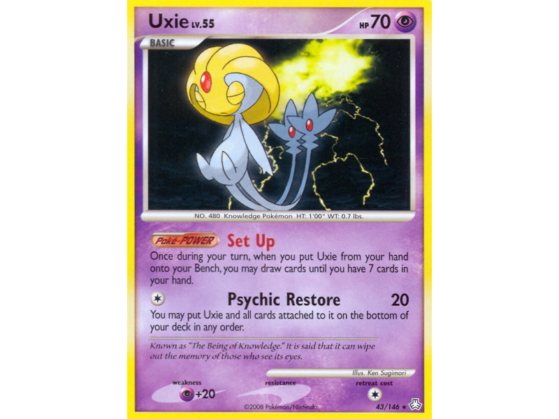 Uxie (Reverse Holo)