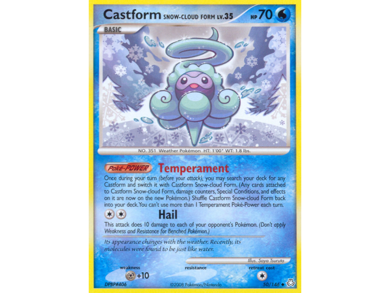 Castform Snow-Cloud Form
