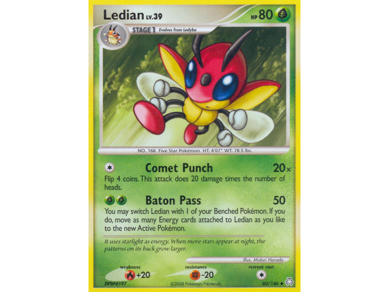 Ledian (Reverse Holo)