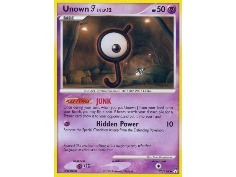 Unown [J] (Reverse Holo)