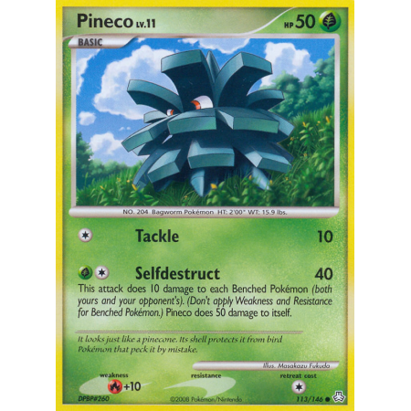 Pineco (Reverse Holo)