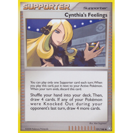 Cynthia's Feelings (Reverse Holo)