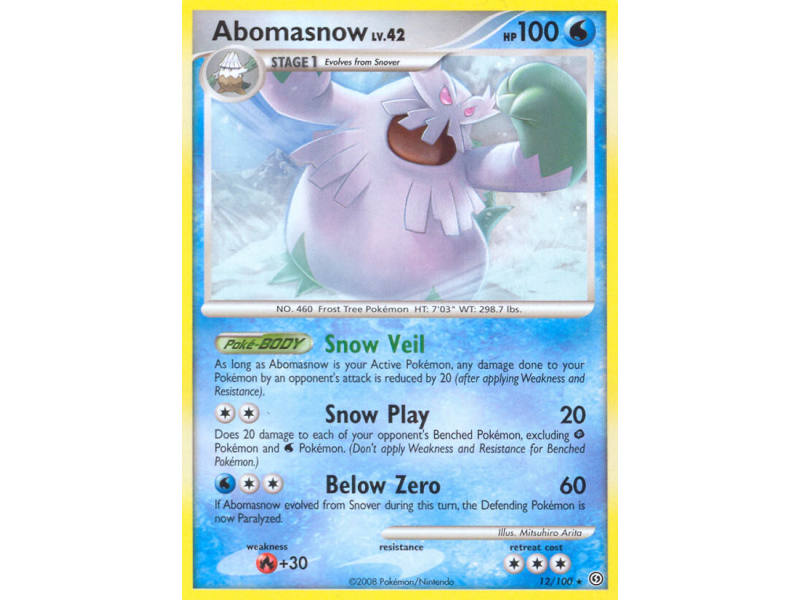 Abomasnow (Reverse Holo)