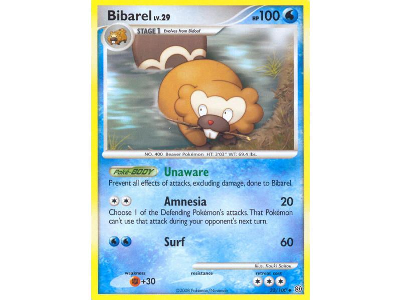 Bibarel (Reverse Holo)