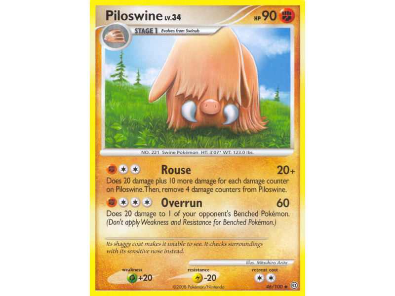 Piloswine (Reverse Holo)