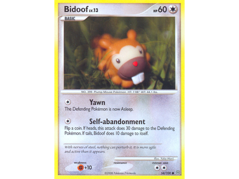 Bidoof (Reverse Holo)