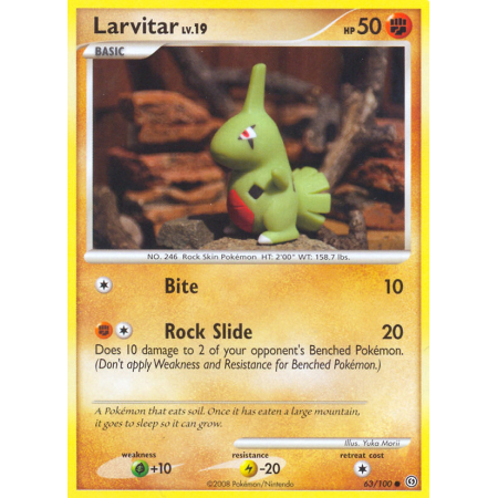 Larvitar (Reverse Holo)