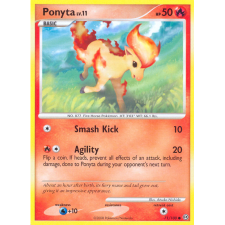 Ponyta (Reverse Holo)