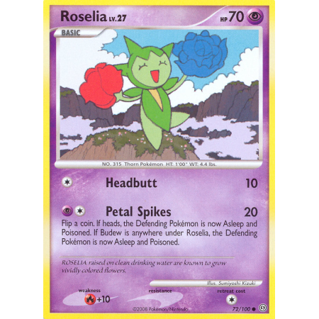 Roselia (Reverse Holo)