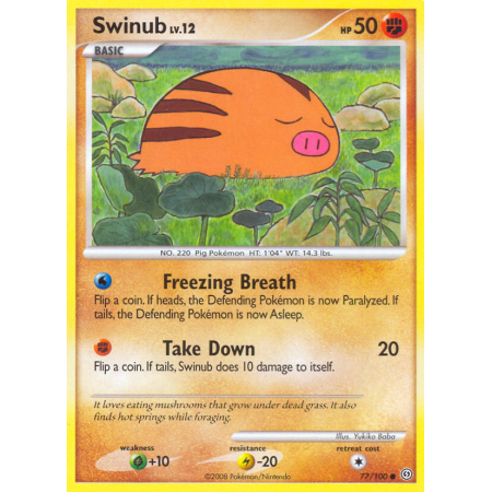 Swinub (Reverse Holo)
