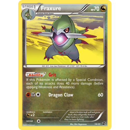 Fraxure (Reverse Holo)
