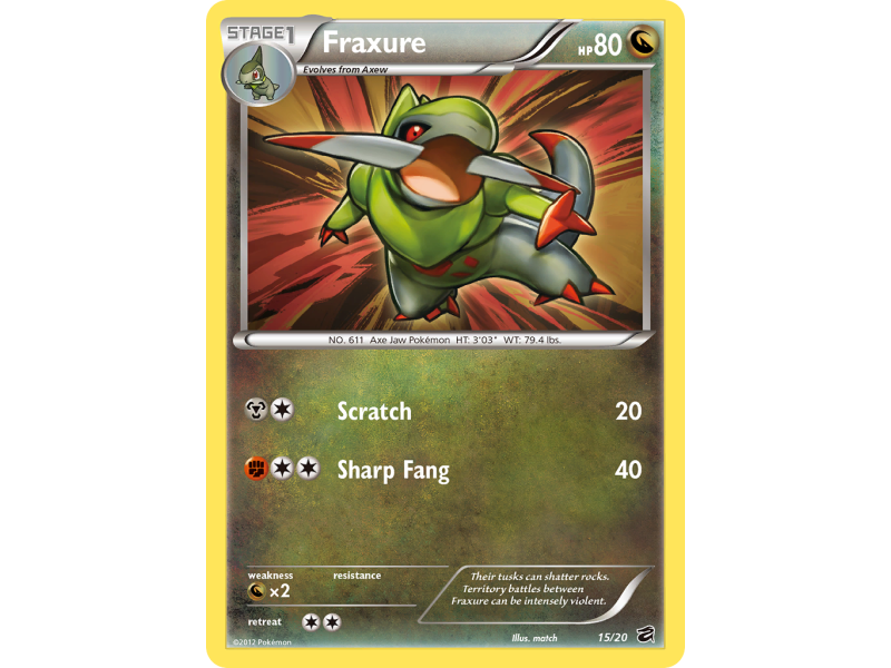 Fraxure (Holo)
