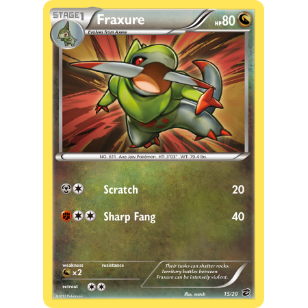 Fraxure (Reverse Holo)