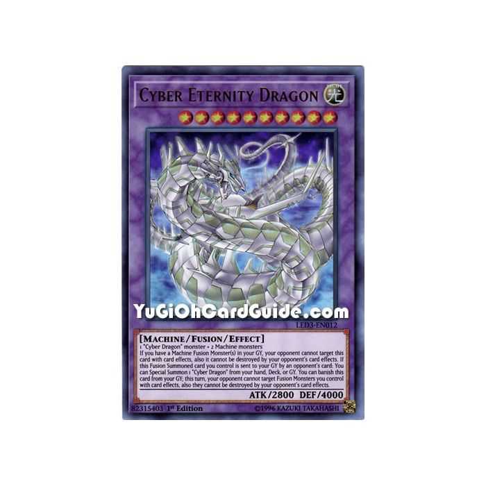 Cyber Eternity Dragon (Ultra Rare) – Legendary Duelist White Dragon Abyss | Carta YUGIOH en México