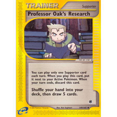 Professor Oak's Research (Reverse Holo)