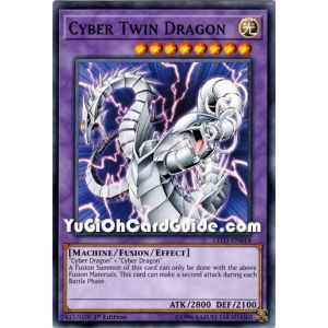 Cyber Twin Dragon (Common) – Legendary Duelist White Dragon Abyss | Carta YUGIOH en México