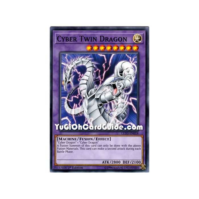 Cyber Twin Dragon (Common) – Legendary Duelist White Dragon Abyss | Carta YUGIOH en México