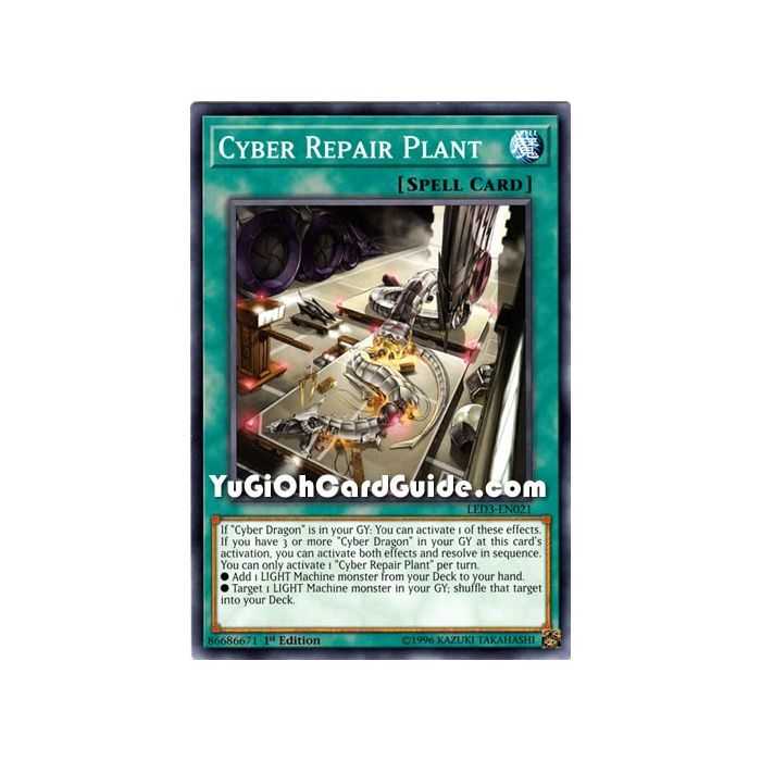 Cyber Repair Plant (Common) – Legendary Duelist White Dragon Abyss | Carta YUGIOH en México