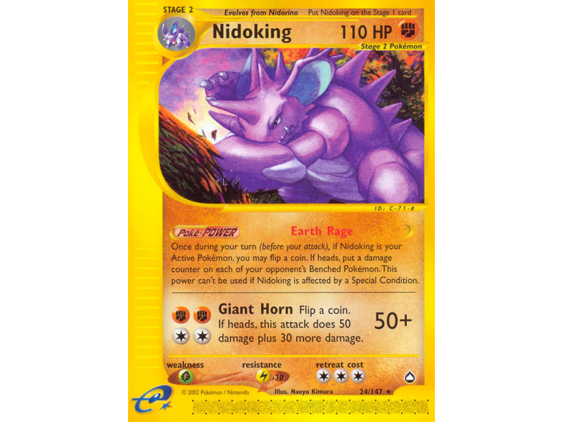 Nidoking (Reverse Holo)
