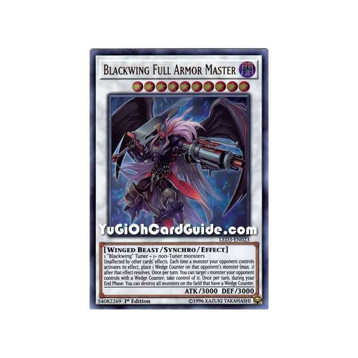 Blackwing Full Armor Master (Ultra Rare) – Legendary Duelist White Dragon Abyss | Carta YUGIOH en México