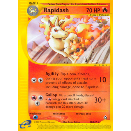 Rapidash (Reverse Holo)