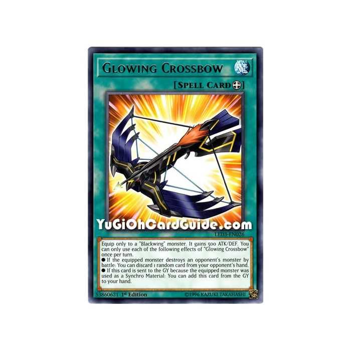 Glowing Crossbow (Common) – Legendary Duelist White Dragon Abyss | Carta YUGIOH en México