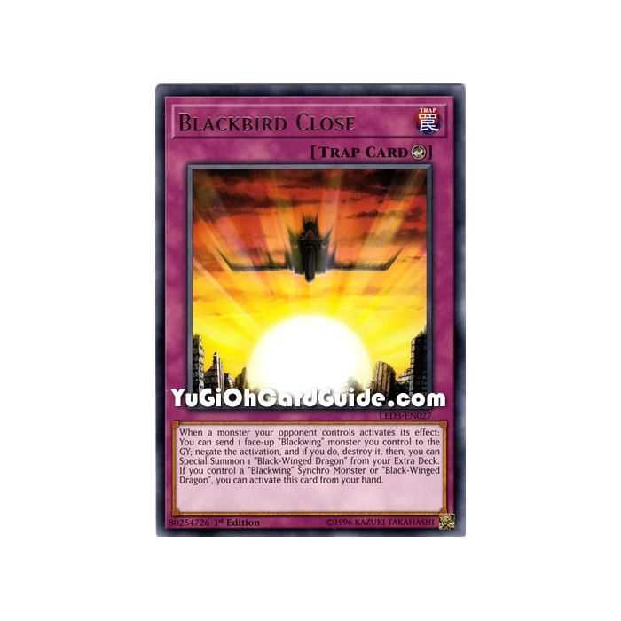 Blackbird Close (Rare) – Legendary Duelist White Dragon Abyss | Carta YUGIOH en México